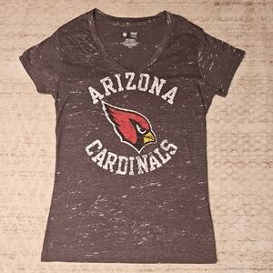 NFL Team Apparel Arizona Cardinals Women's V-Neck Tee